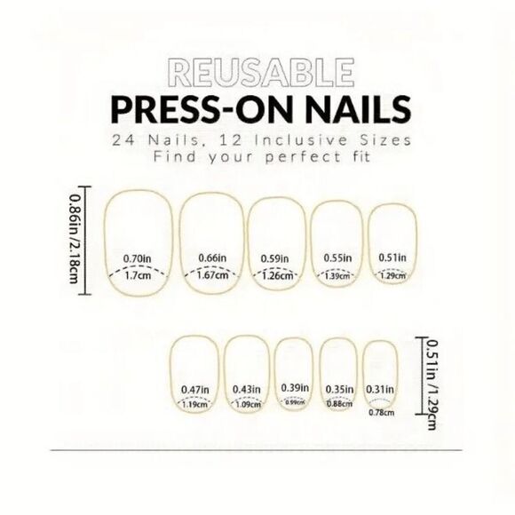 Press On Nails In Black Pink Gold Glitter Designs - Picture 4 of 8
